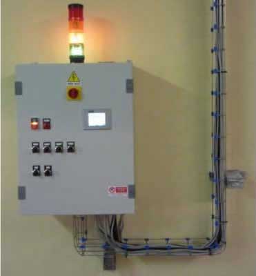 Electrical panel pneumatic conveying system|Pneumatic Conveying